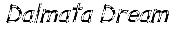 Dalmata Dream font preview